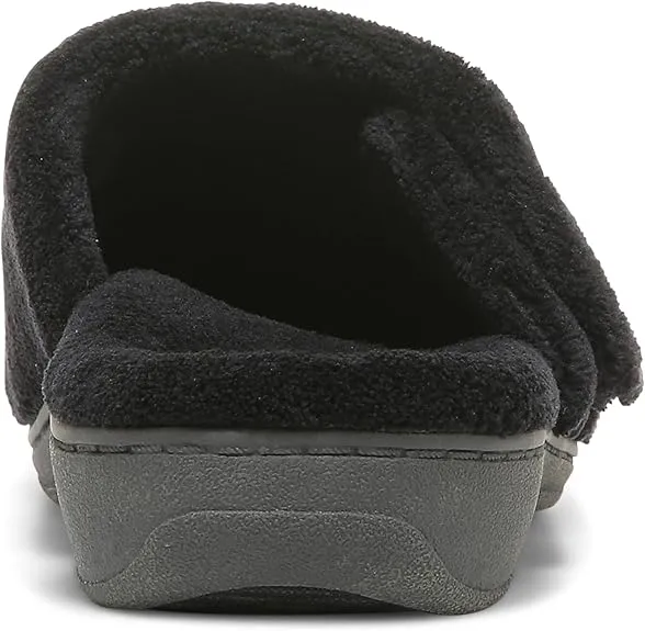 10000148001 VIONIC WOMEN'S INDULGE GEMMA MULE SLIPPERS BLACK SIZE 11 - Like New