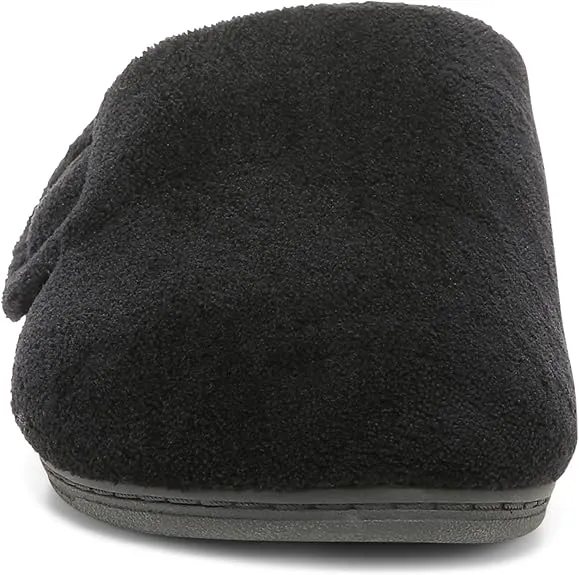 10000148001 VIONIC WOMEN'S INDULGE GEMMA MULE SLIPPERS BLACK SIZE 11 - Like New