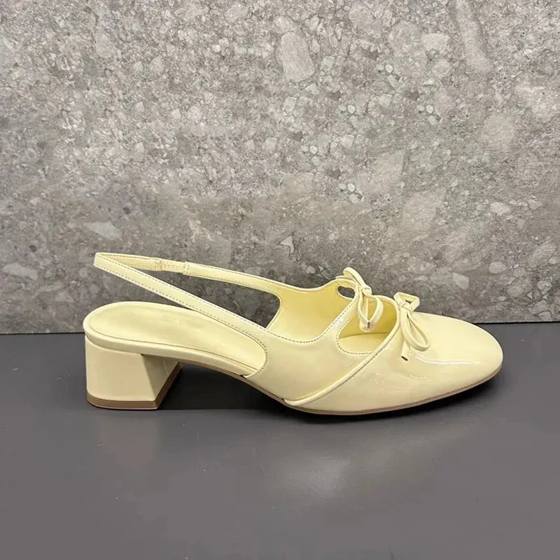 binfenxie  -  Designer Summer Open Toe Woman Sandals Fashion Elegant Butterfly-knot Shoes Ladies Outdoor Party Dress Pumps