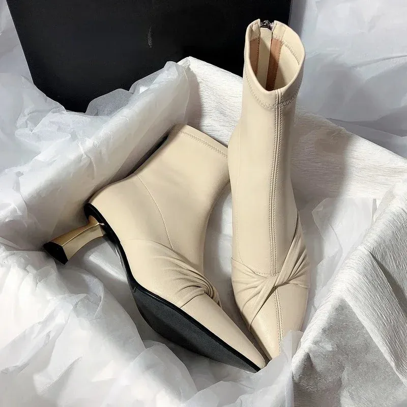 binfenxie  -  Modern Boots Patent Leather Designer Brand Luxury 2024 New Winter Ankel Boots Bow Wedding Party Dress Gladiator Women Shoes