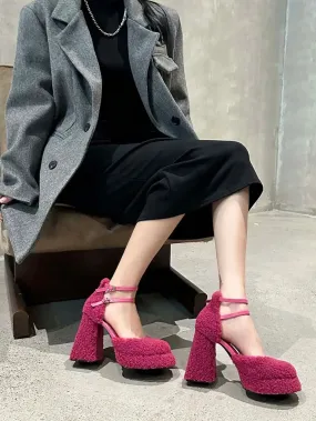 binfenxie  -  Women Sandals Platform Shoes Thick High Heels Black White Rose Cross Strap 2024 New Arrivals Party Dress Shoes Woman Size 39