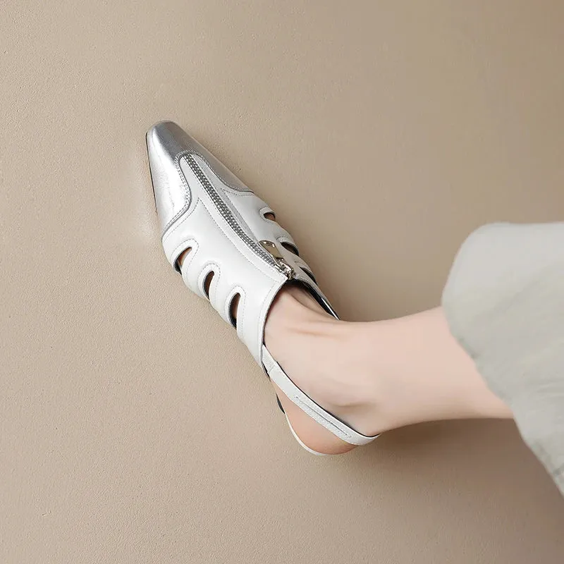 binfenxie  -  Women Shoes Genuine Leather Sandals Thin High Heels Elegant Office Ladies Party Pumps Summer Mature Shoes Woman 2023 New Sandals