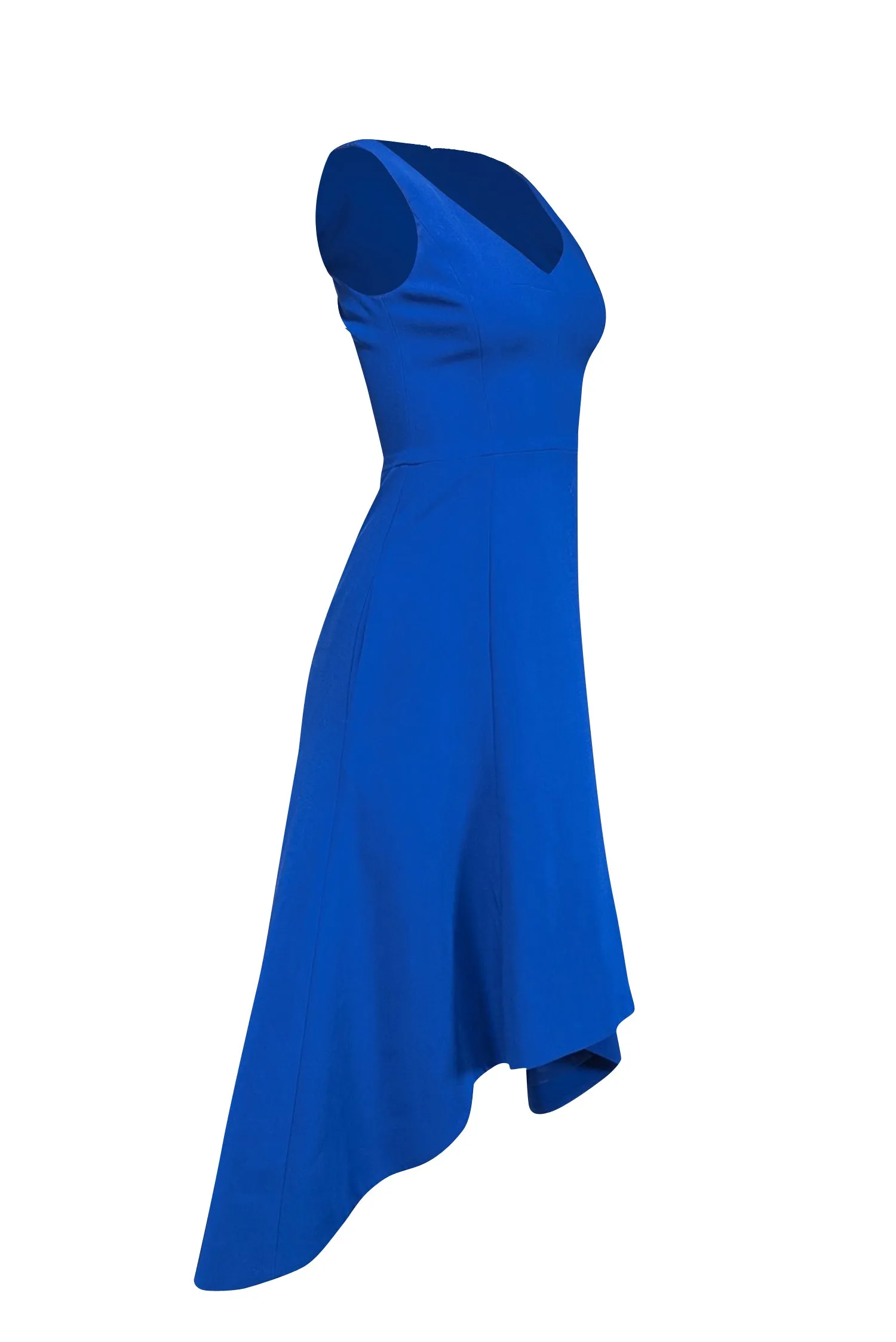 Black Halo - Cobalt Blue Sleeveless High-Low Dress Sz 2