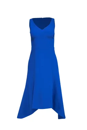 Black Halo - Cobalt Blue Sleeveless High-Low Dress Sz 2