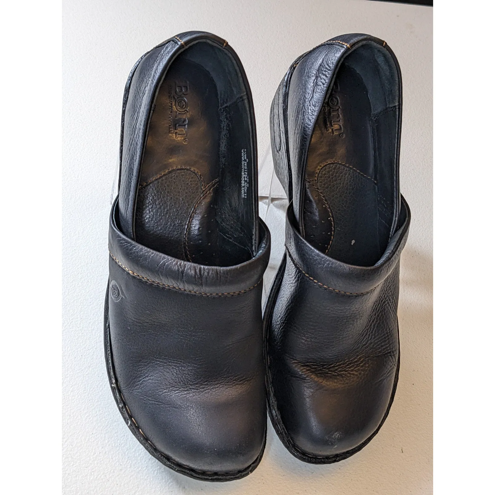 Born Shoes Women 9M Leather Toby Loafers Slip On Comfort Work Nursing Healthcare