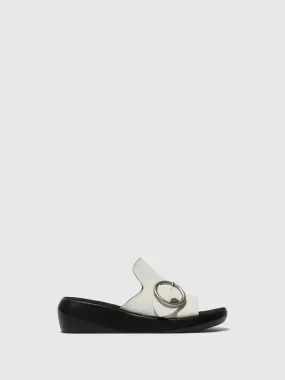 Buckle Mules BEYD925FLY OFFWHITE