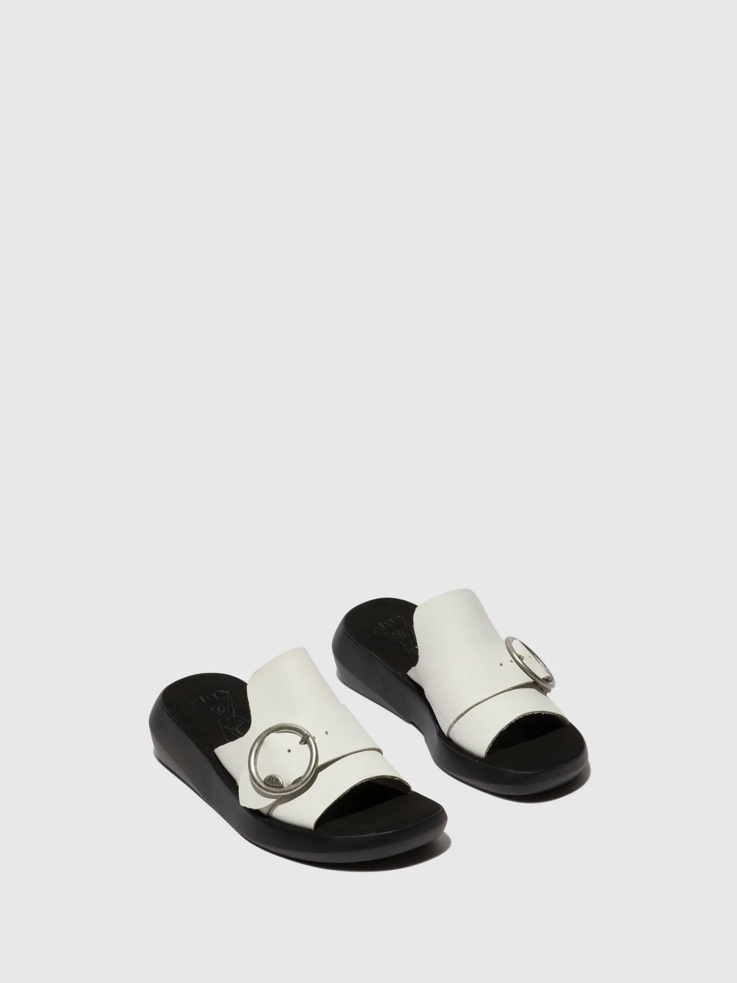 Buckle Mules BEYD925FLY OFFWHITE