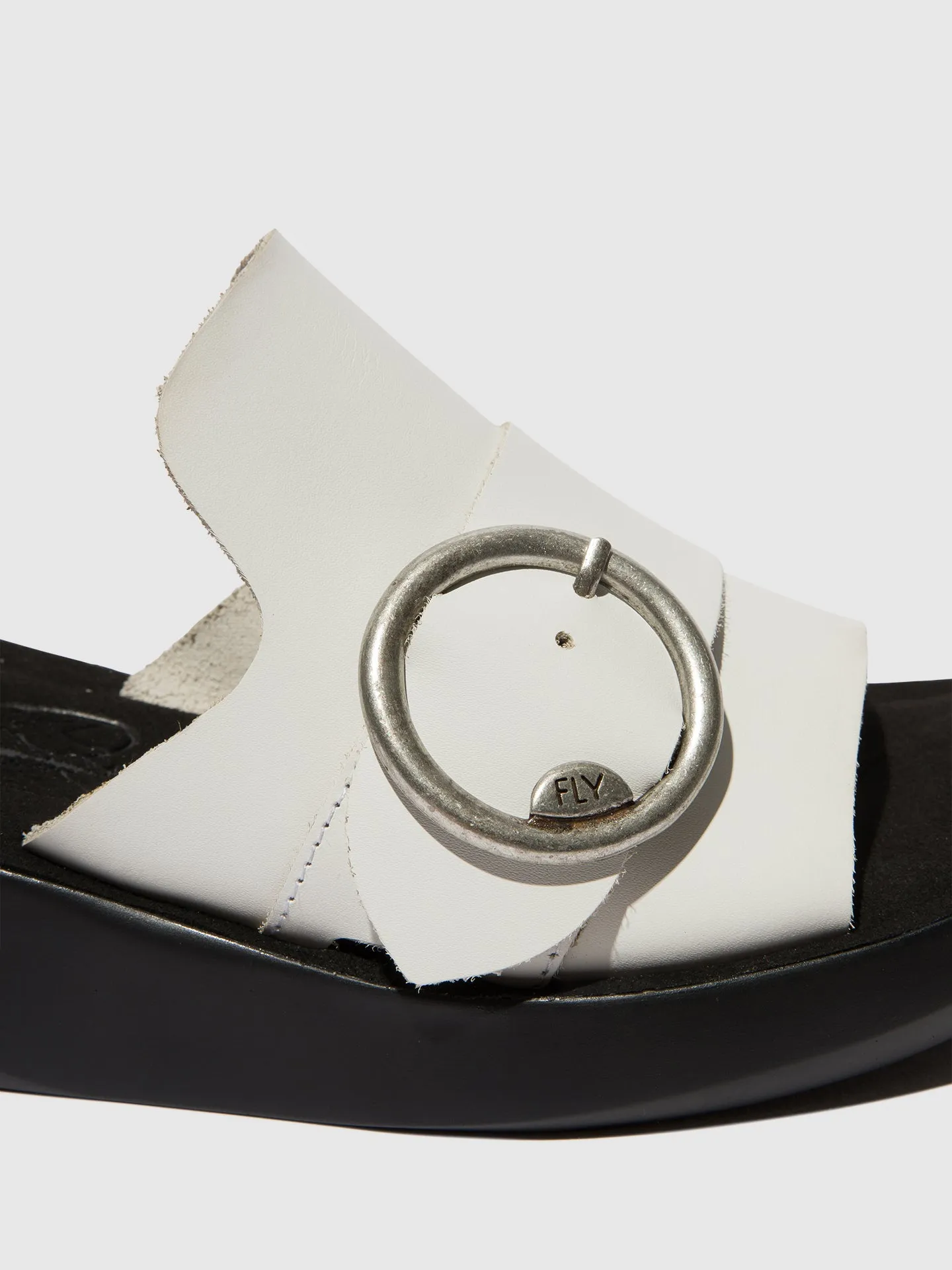 Buckle Mules BEYD925FLY OFFWHITE