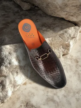 bugatti Brown Premium Leather Slip-ons Formal