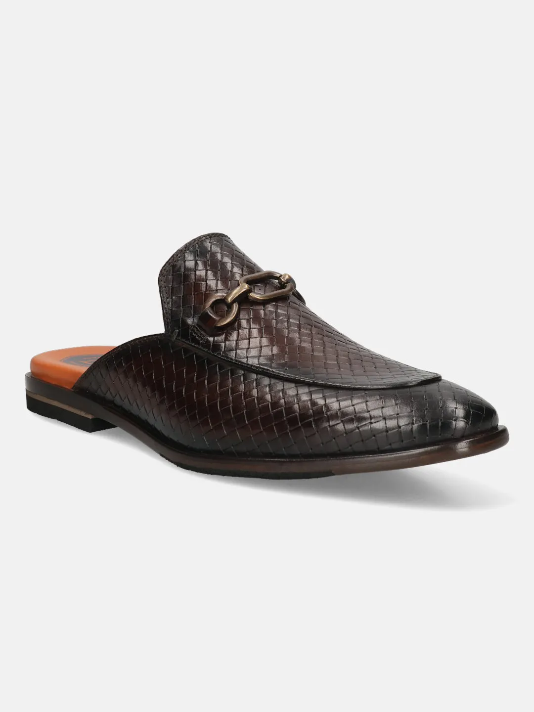 bugatti Brown Premium Leather Slip-ons Formal
