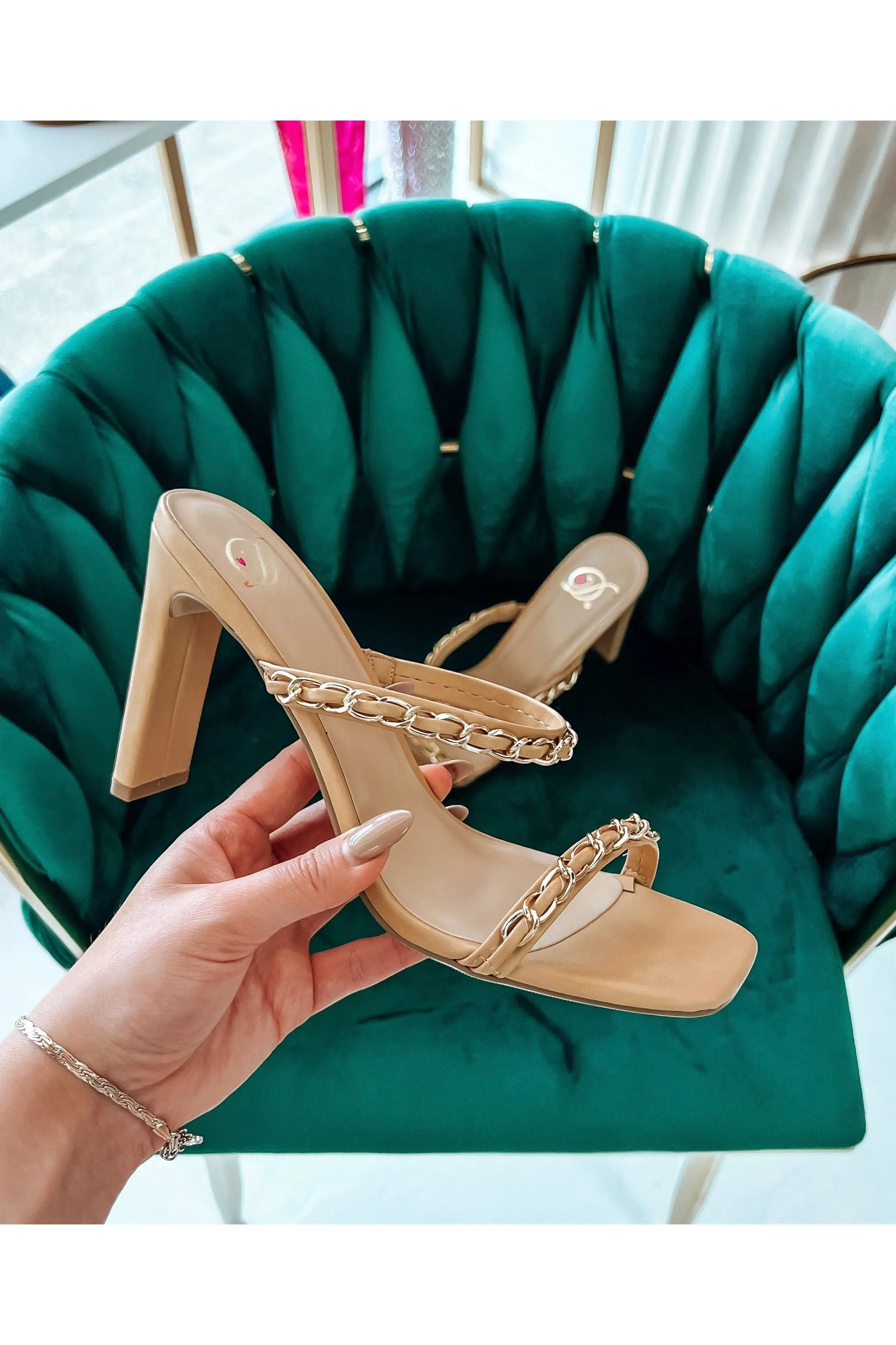 Chained to Style Slip On Sandal