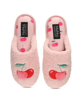 Cherries Terry Slippers