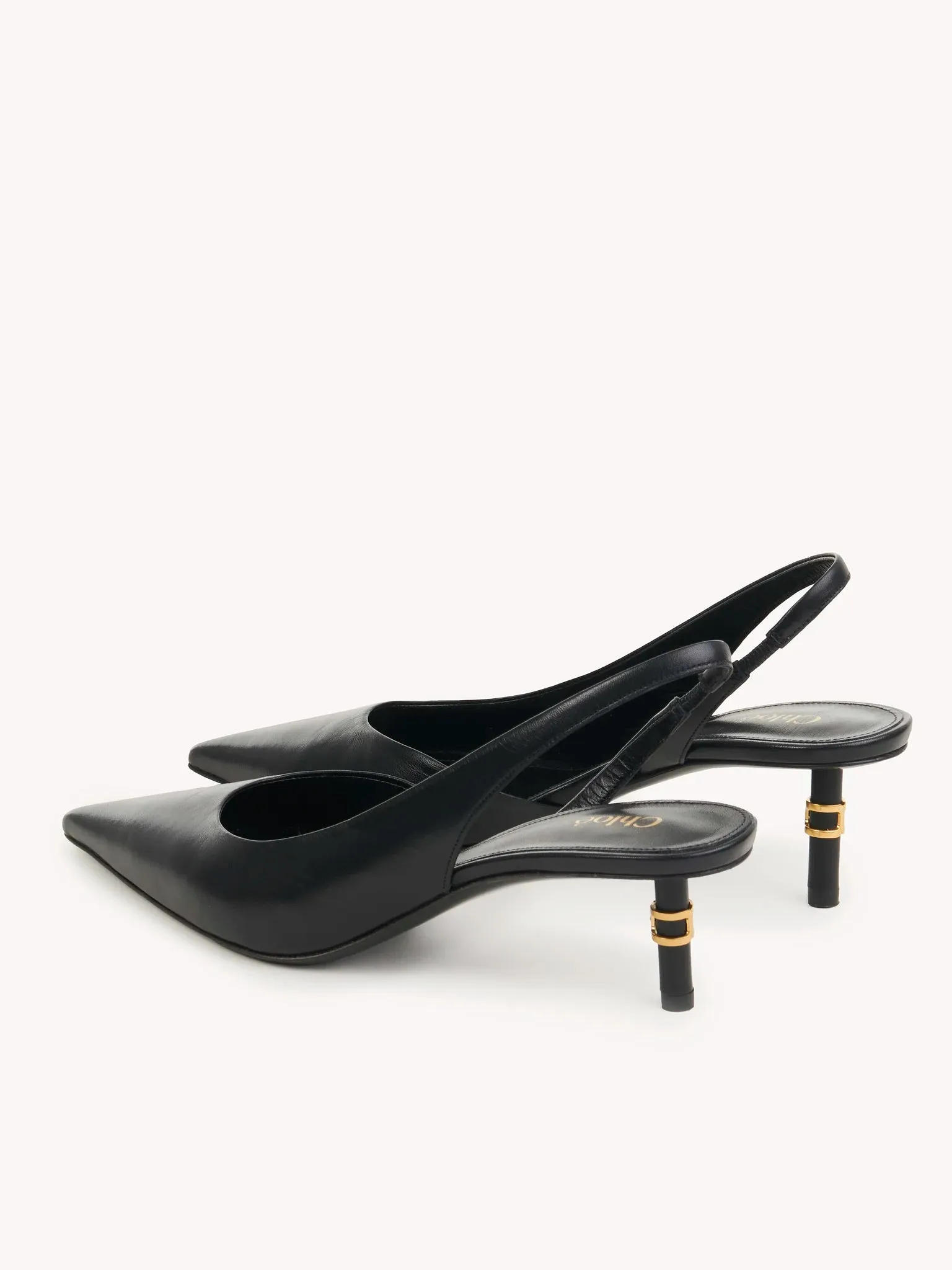 CHLOÉ MARCIE SLING BACK PUMP BLACK