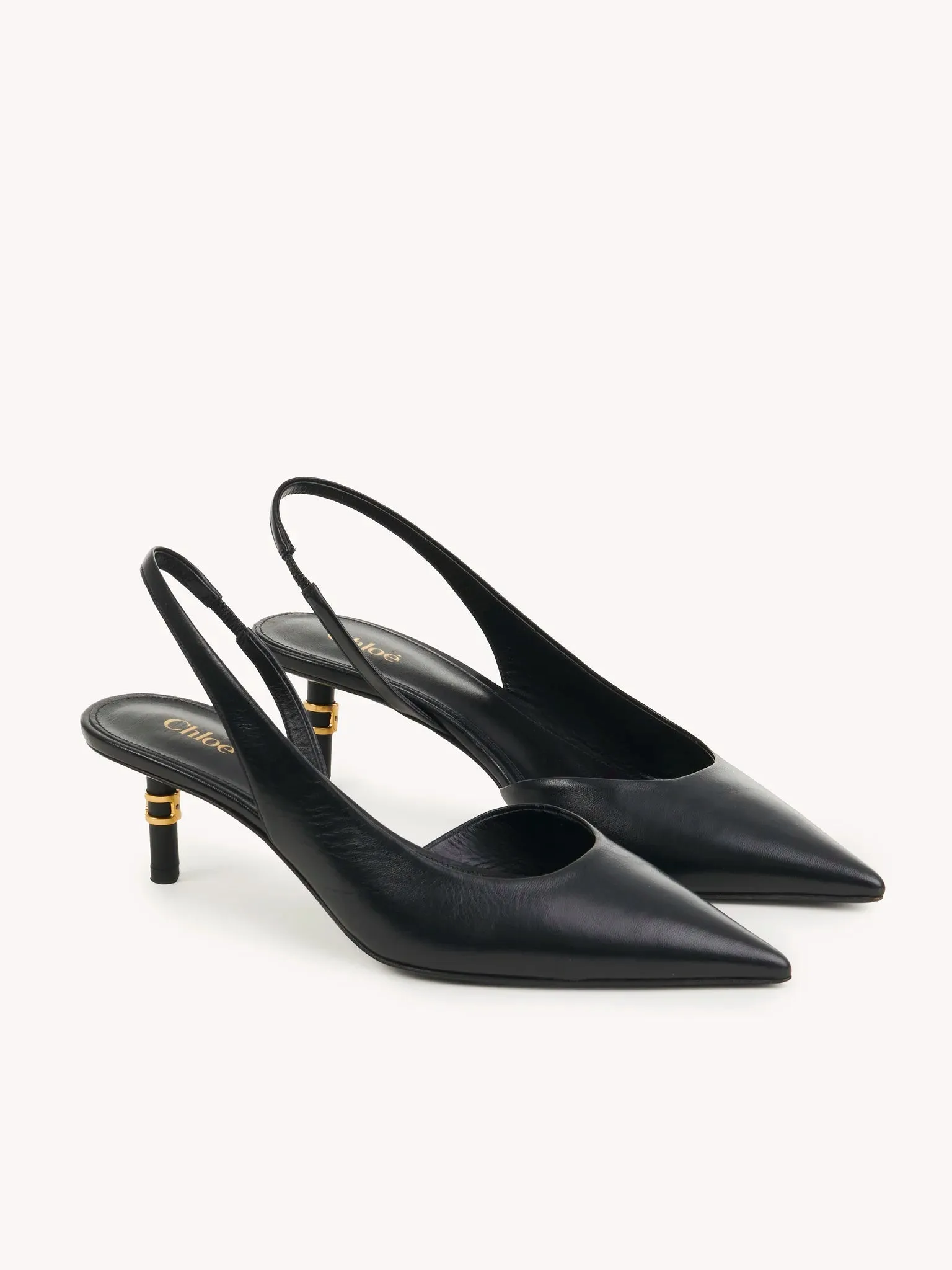 CHLOÉ MARCIE SLING BACK PUMP BLACK