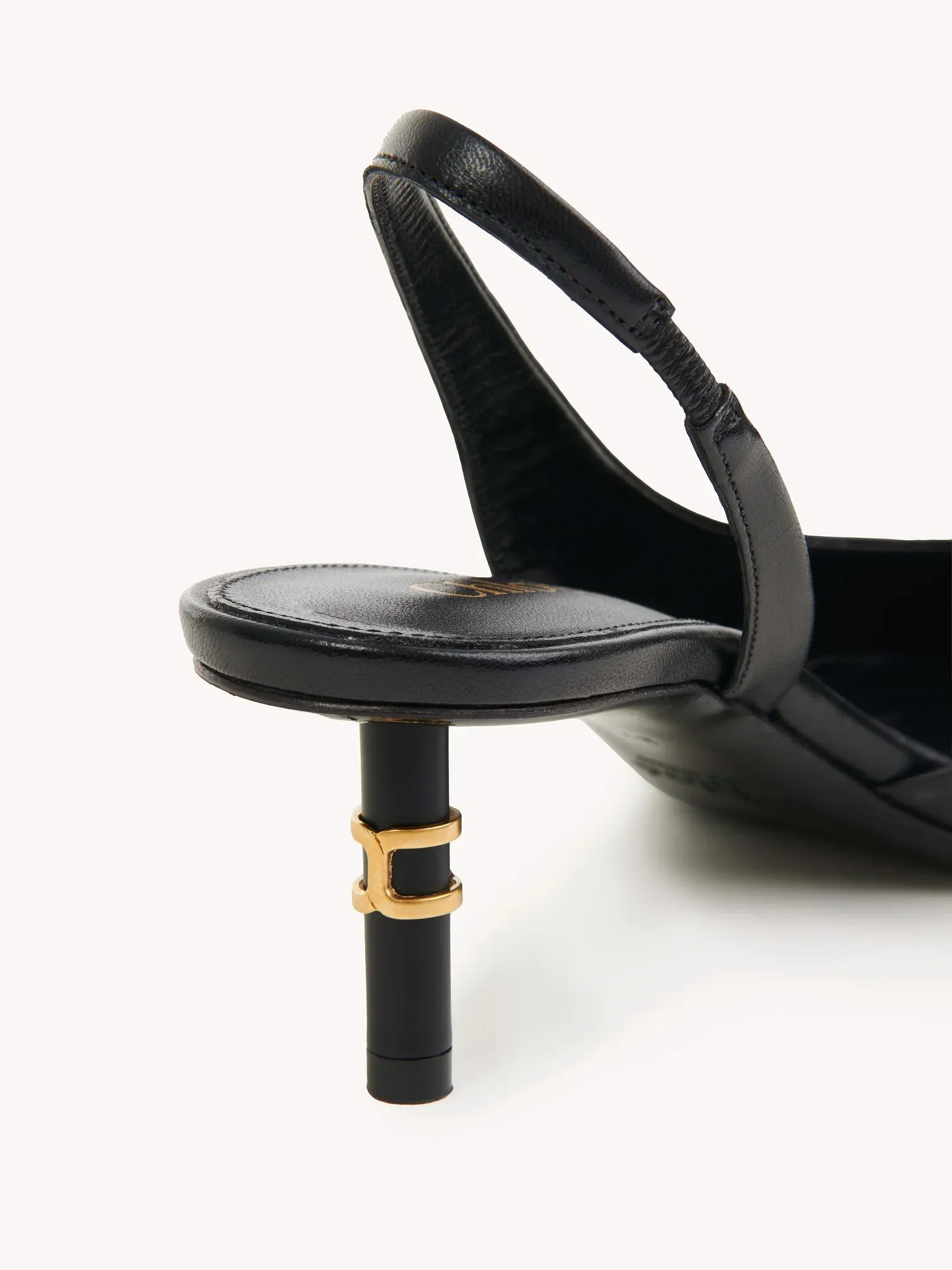 CHLOÉ MARCIE SLING BACK PUMP BLACK
