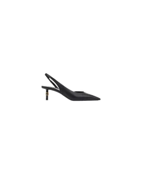 CHLOÉ MARCIE SLING BACK PUMP BLACK