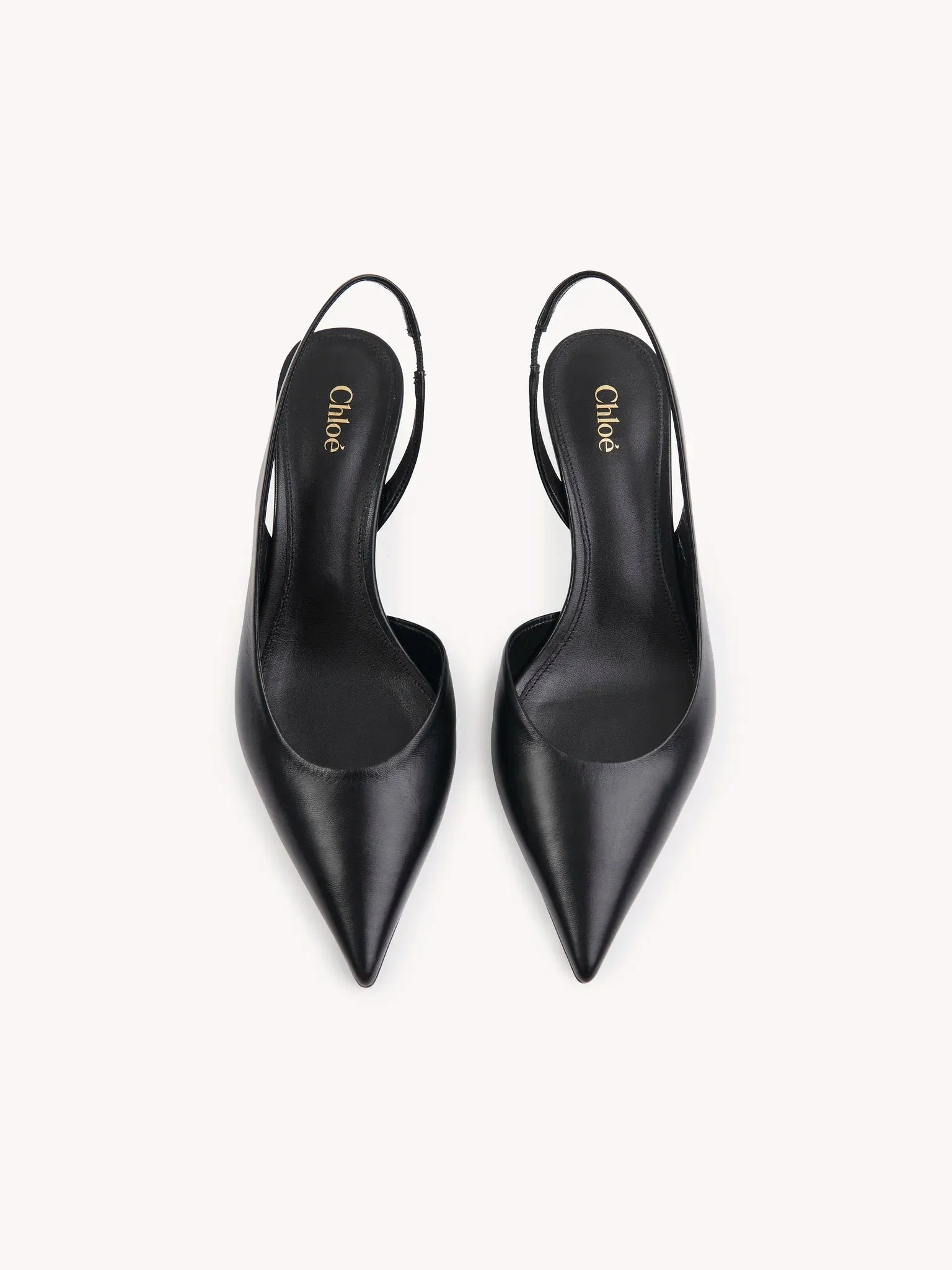CHLOÉ MARCIE SLING BACK PUMP BLACK