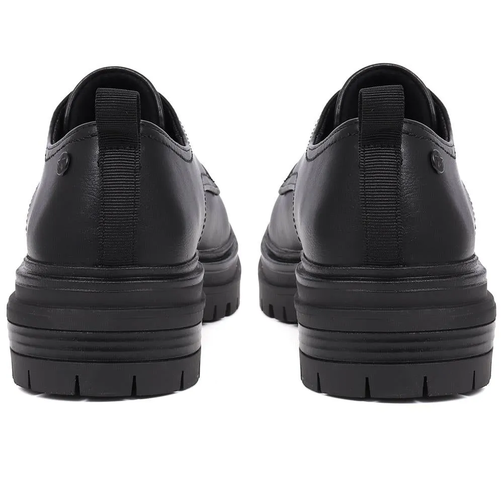 Chunky Lace-Up Shoes - WOIL38059 / 325 083