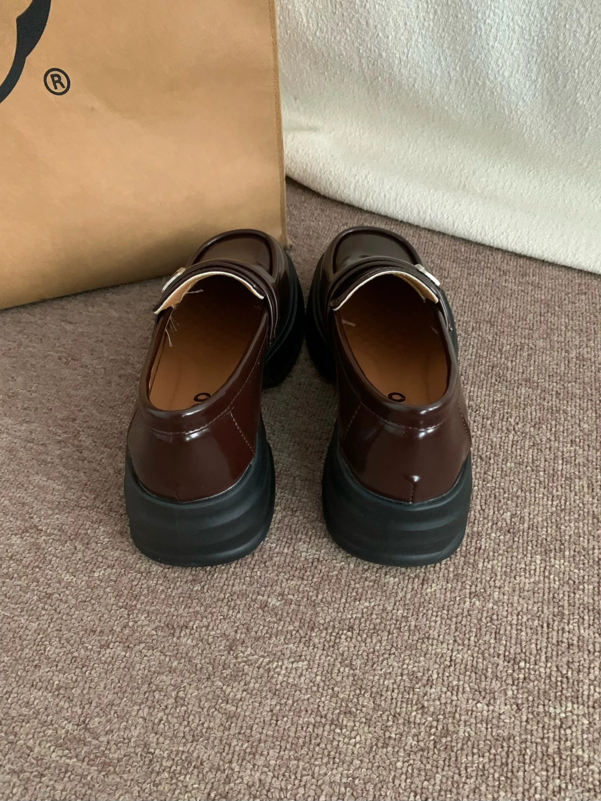Chunky Platform Buckle Loafers