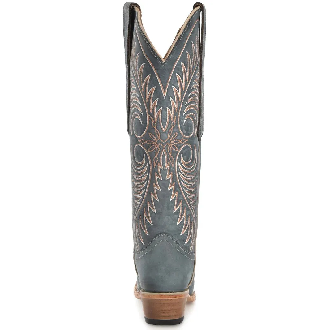 Circle G Women's Distressed Embroidery Cowgirl Boots