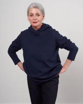 cooked wool kapuzenpulli - bluette