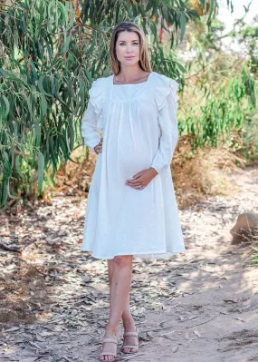 Crochet Lace Muslin Dress