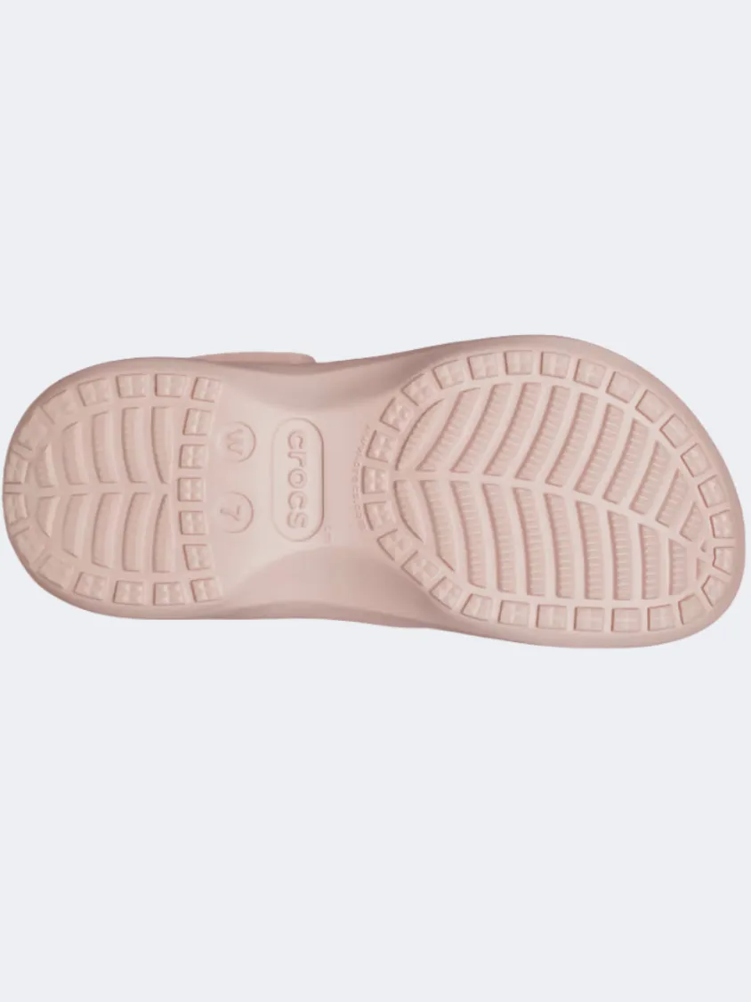 Crocs Classic Platform Lined Clog Women Lifestyle Slippers Pink Clay