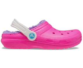 CROCS Kids Classic Lined Clog - Pink Crush