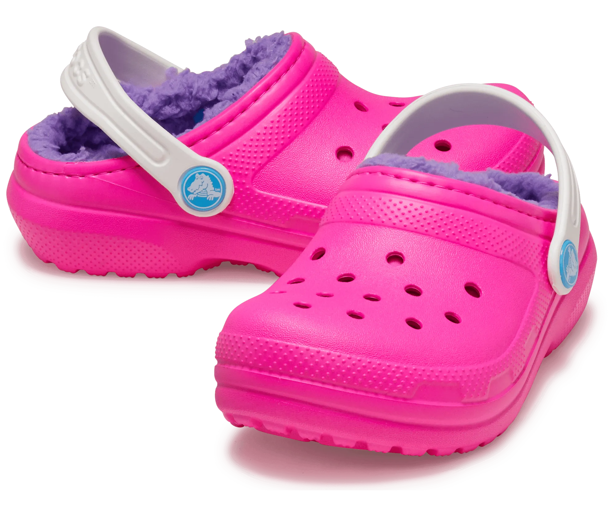 CROCS Kids Classic Lined Clog - Pink Crush