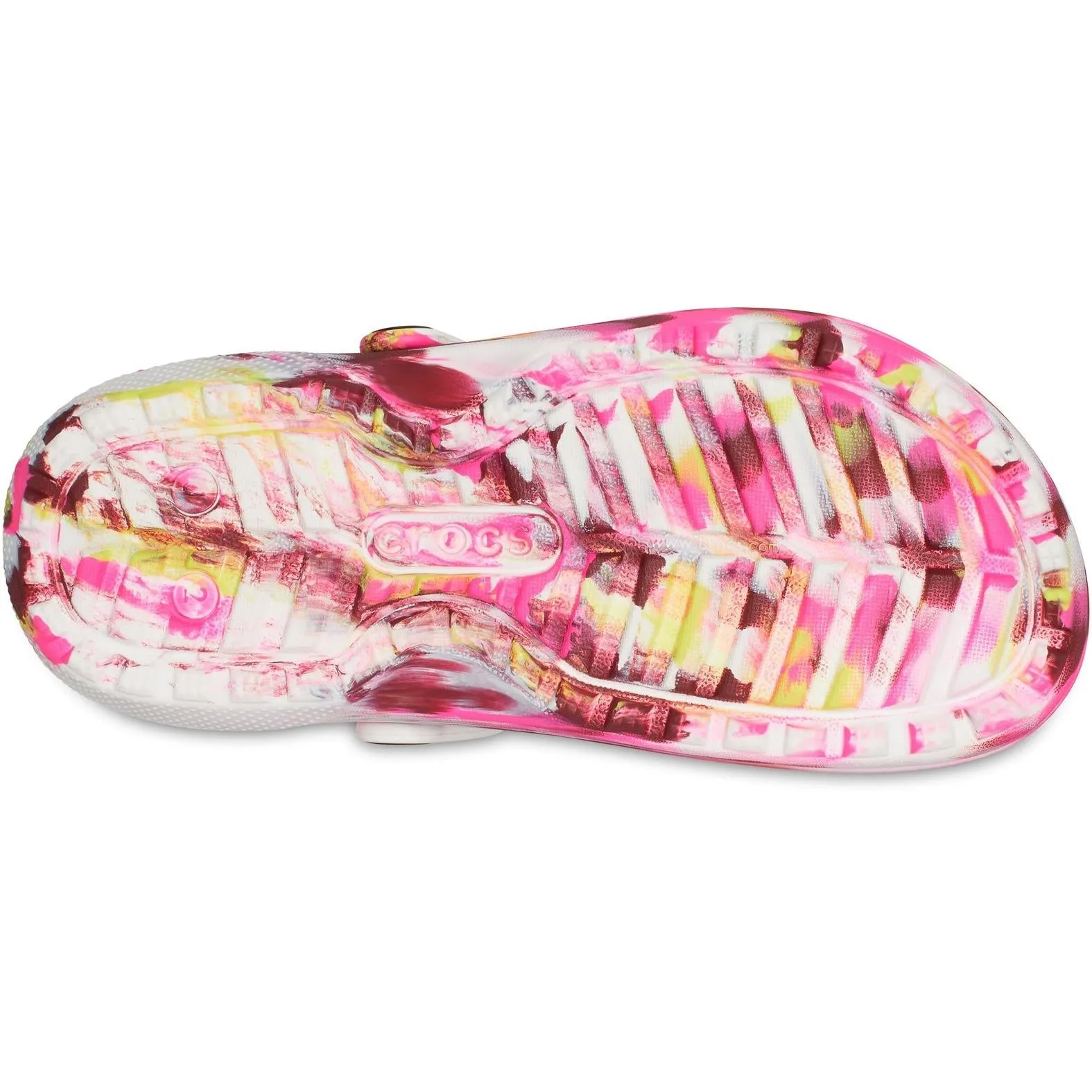 Crocs Kids Classic Lined Marbled Clog Sandals