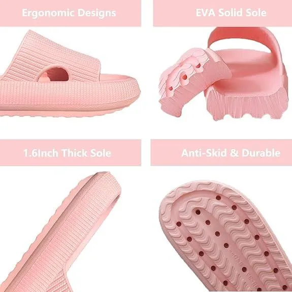 Cushioned Slippers - Perfect for Indoor and Outdoor Use