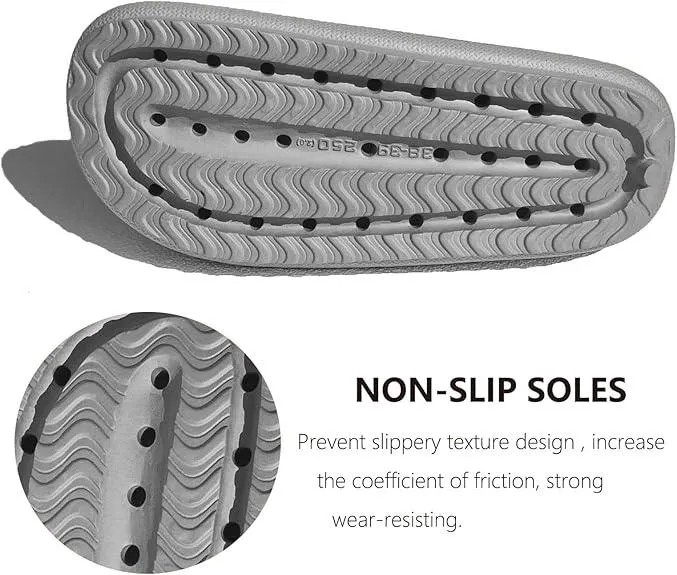Cushioned Slippers - Perfect for Indoor and Outdoor Use