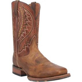 Dan Post Mens Dugan Brown Bison Leather Cowboy Boots 13 D