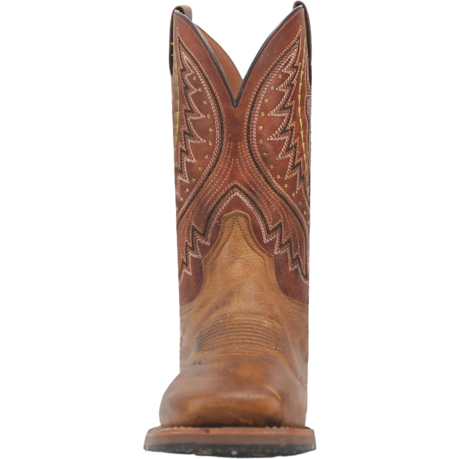 Dan Post Mens Dugan Brown Bison Leather Cowboy Boots 13 D