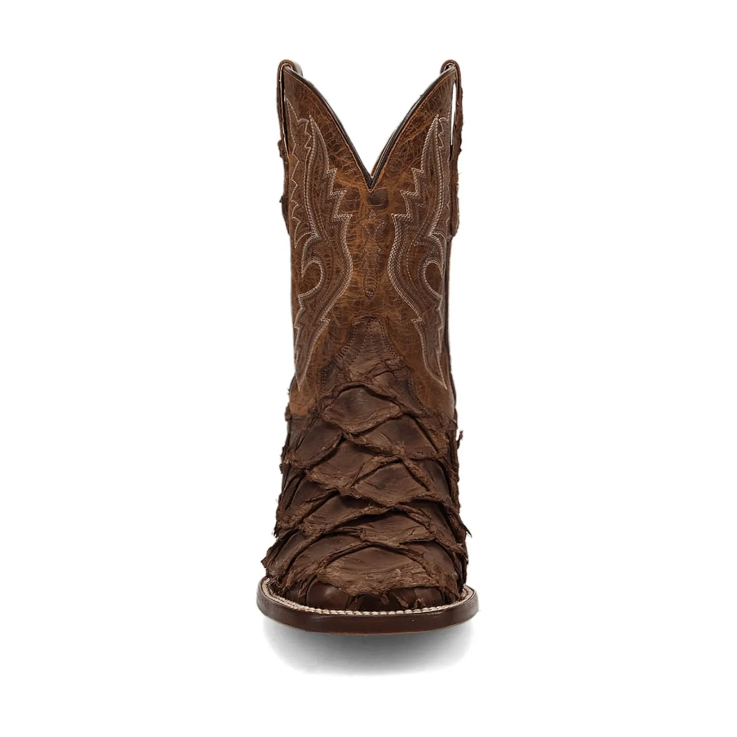 Dan Post Mens Raymond Brown Pirarucu Cowboy Boots