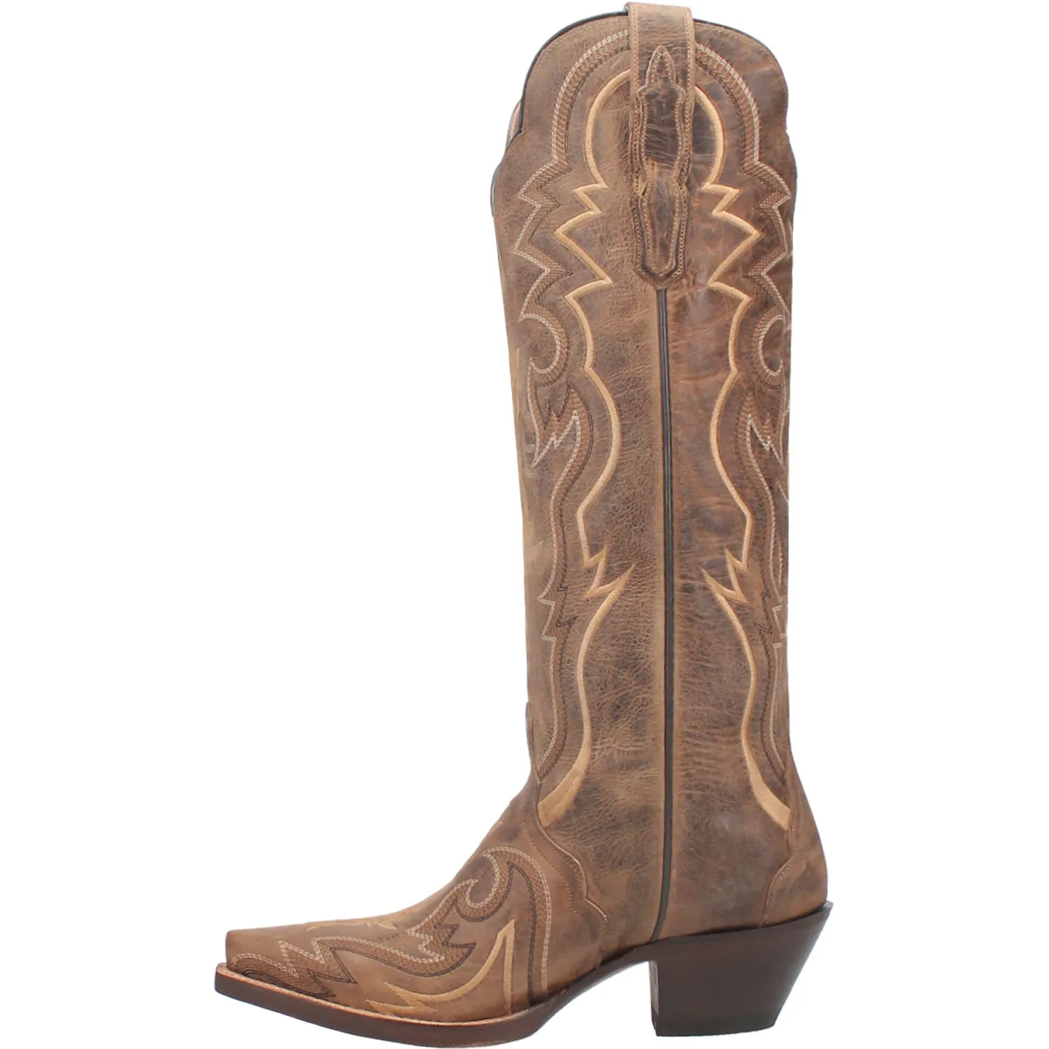 Dan Post Womens Silvie Brown Leather Fashion Boots 9.5 M