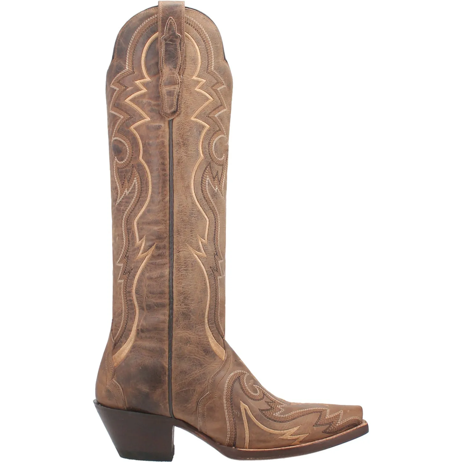 Dan Post Womens Silvie Brown Leather Fashion Boots 9.5 M