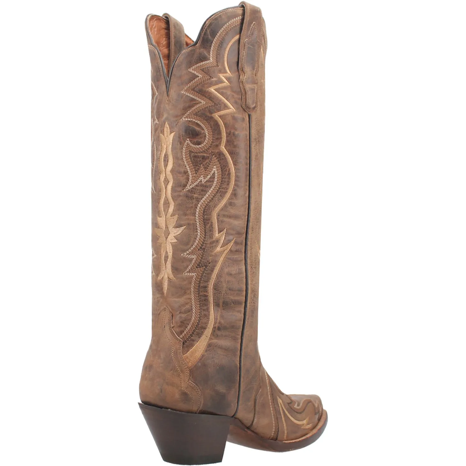 Dan Post Womens Silvie Brown Leather Fashion Boots 9.5 M
