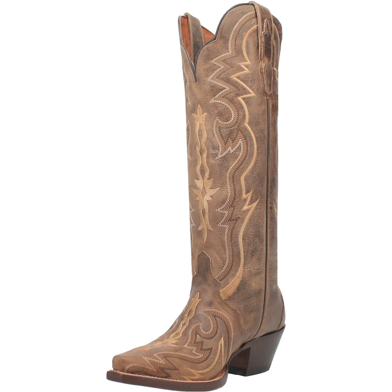 Dan Post Womens Silvie Brown Leather Fashion Boots 9.5 M
