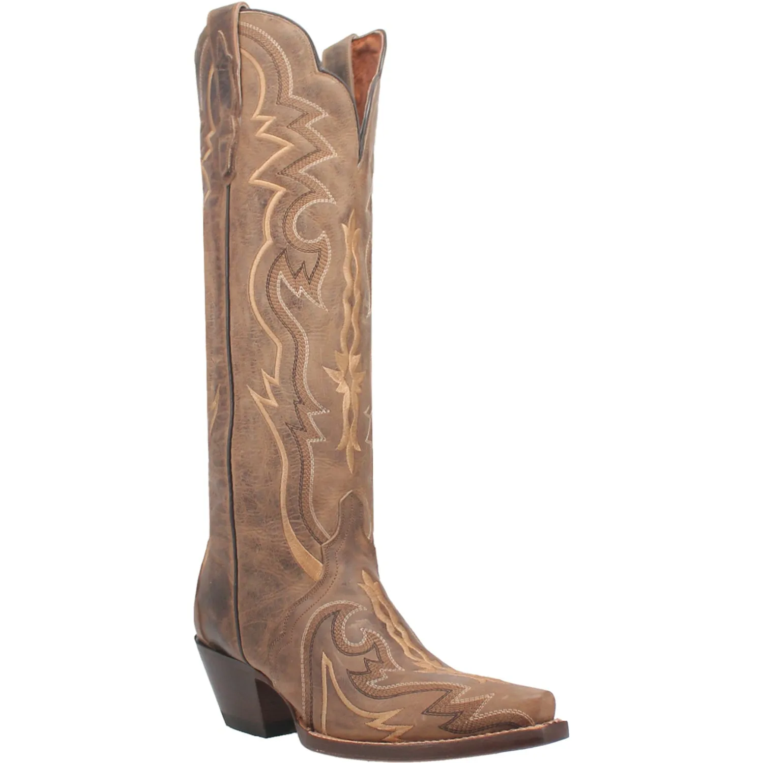 Dan Post Womens Silvie Brown Leather Fashion Boots 9.5 M