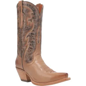 Dan Post Womens Tria Grey Leather Cowboy Boots 10 M
