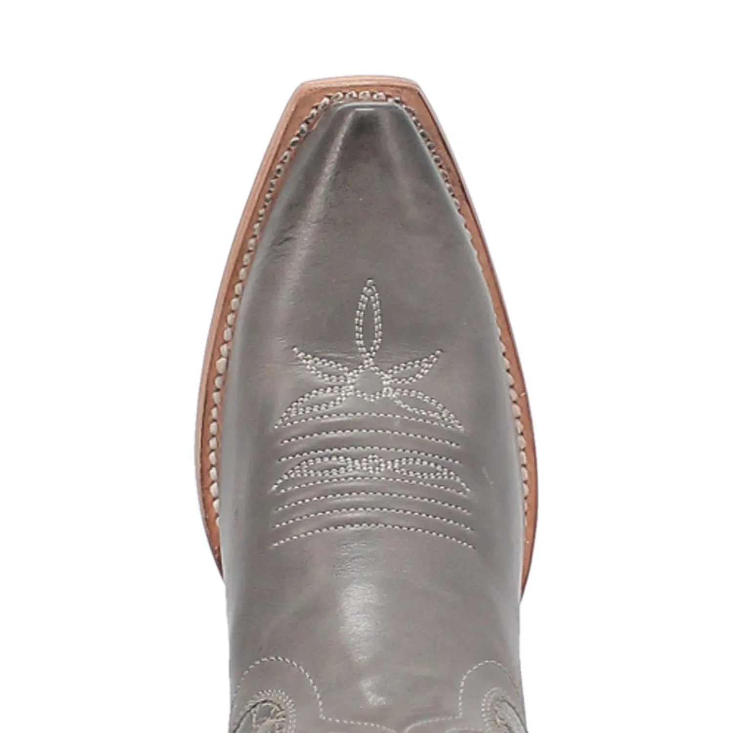 Dan Post Womens Tria Grey Leather Cowboy Boots 8 M