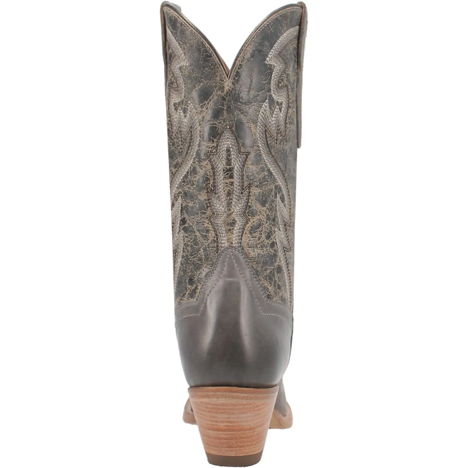 Dan Post Womens Tria Grey Leather Cowboy Boots 8 M