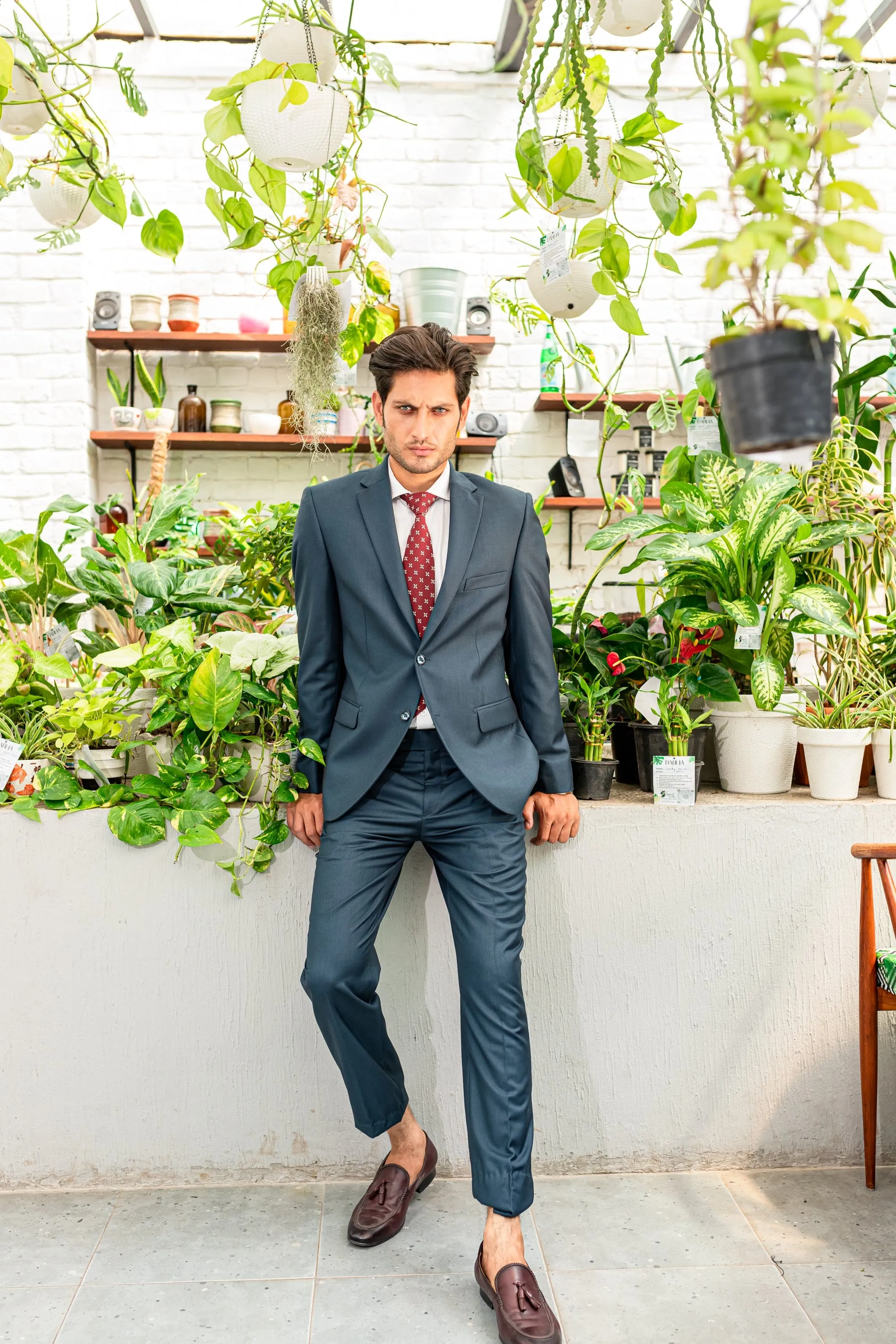 Dark Blue Suit 2 Pcs