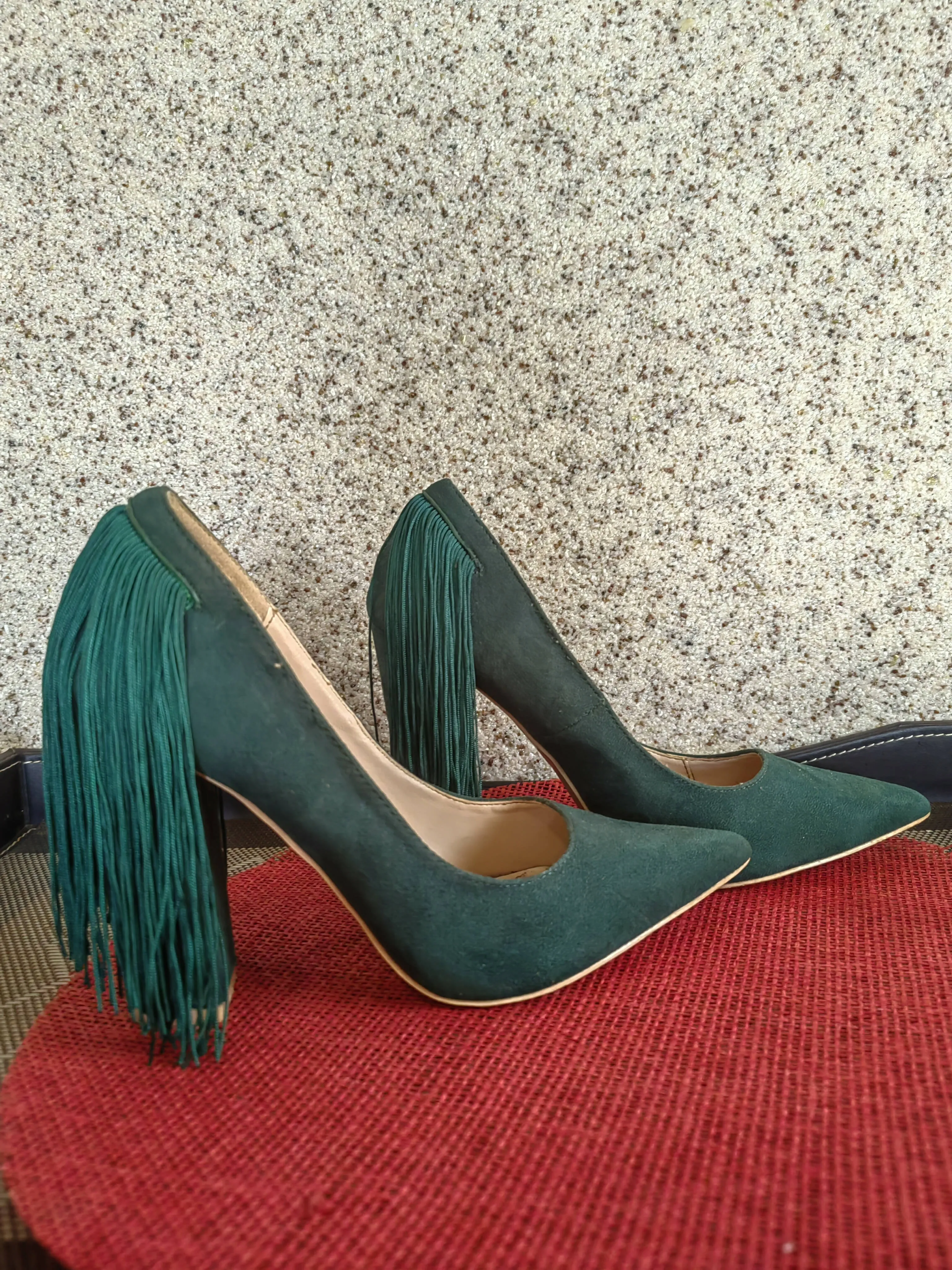 Dramatic Tassel Heels