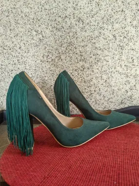 Dramatic Tassel Heels