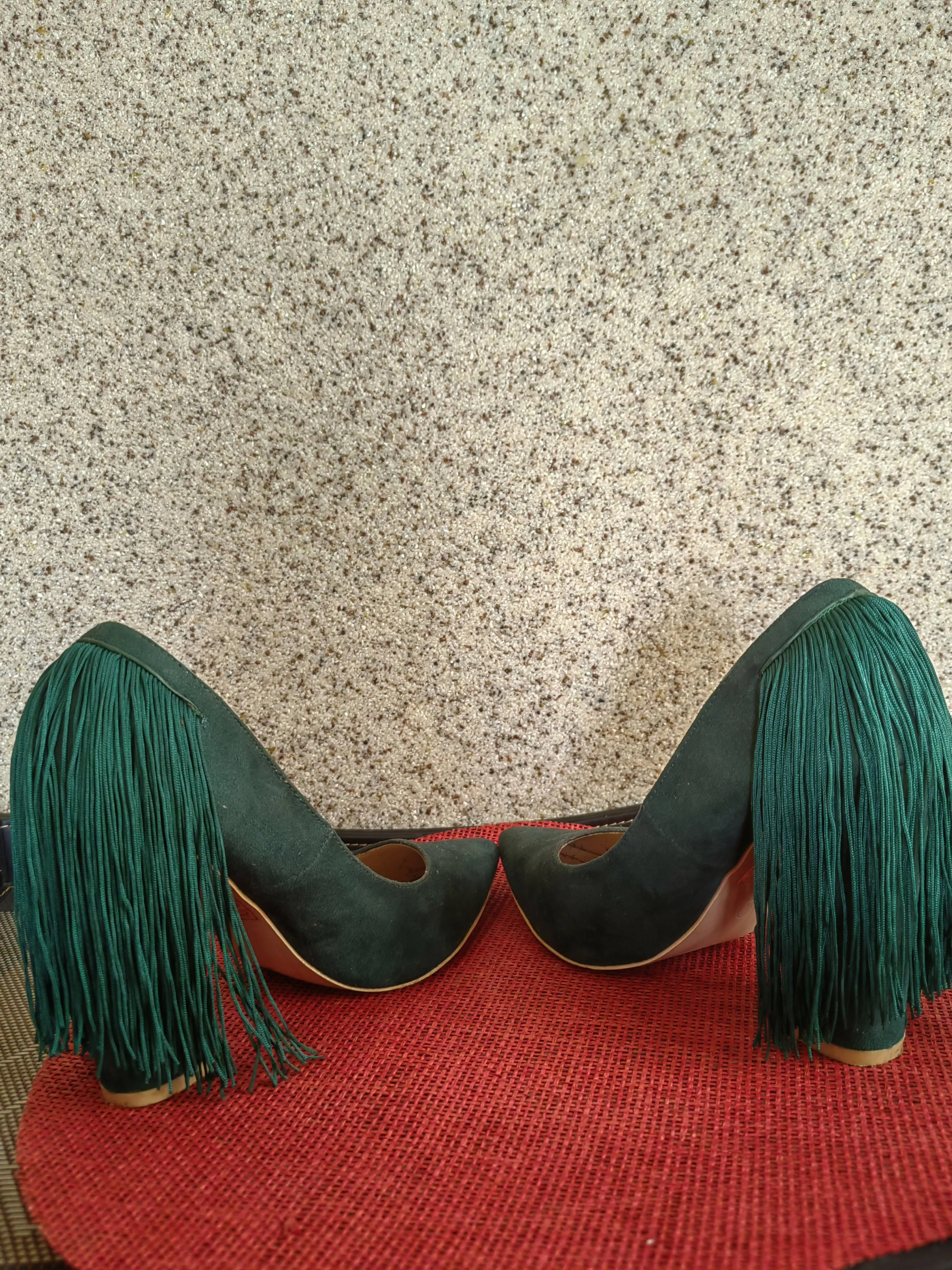 Dramatic Tassel Heels