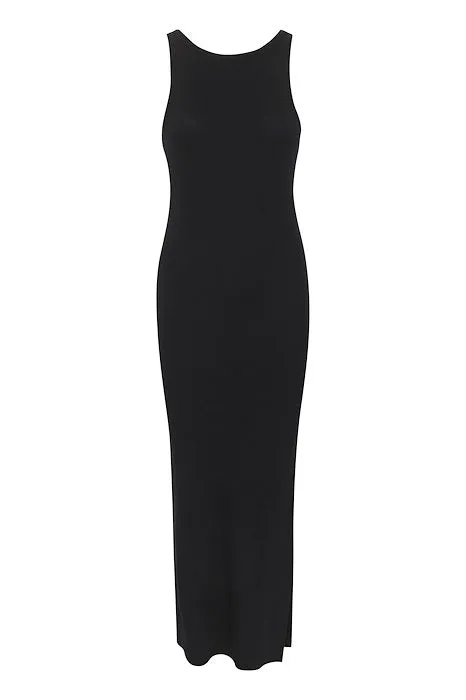 DrewGZ SL Reversible Long Dress  - Black