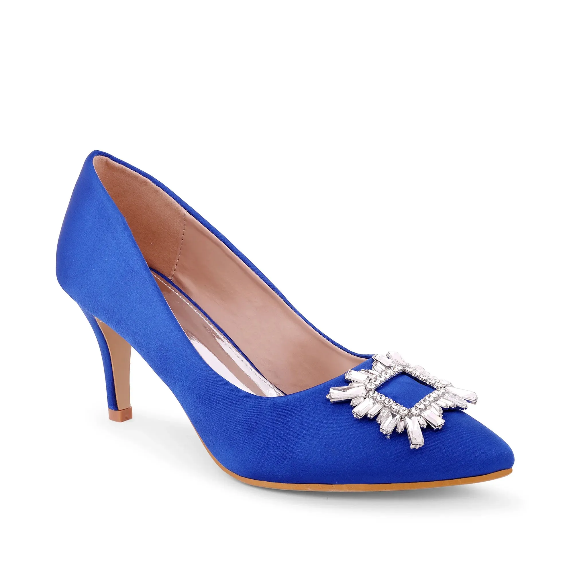 Gaga Crystal Broach Pumps