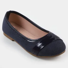 Girls Pumps 910-32-NAVY